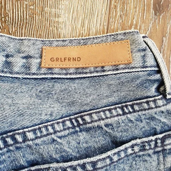 GRLFRND Karolina High Waist Tapered Leg Jean Women’s Size 25 In After The Storm. - Picture 6 of 11